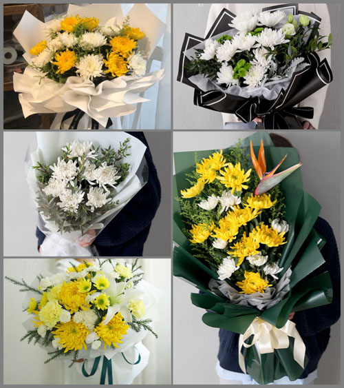 广东梅州市五华县龙村镇营田村白事花束代送